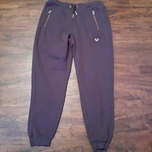 True Religion maroon/burgundy joggers - size S